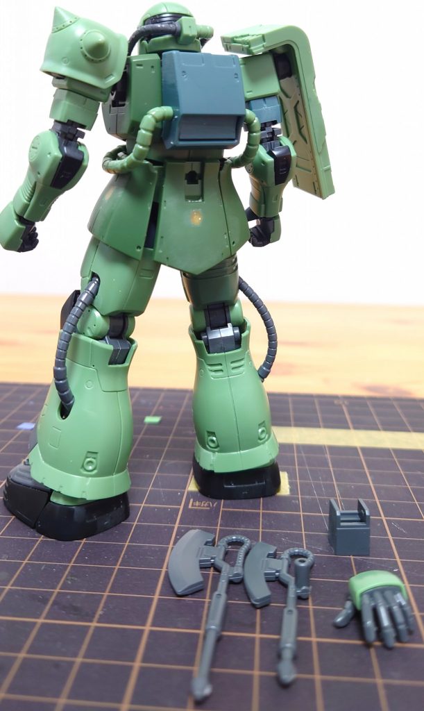 素組み状態。改めて見ますと結構変わっていますね。