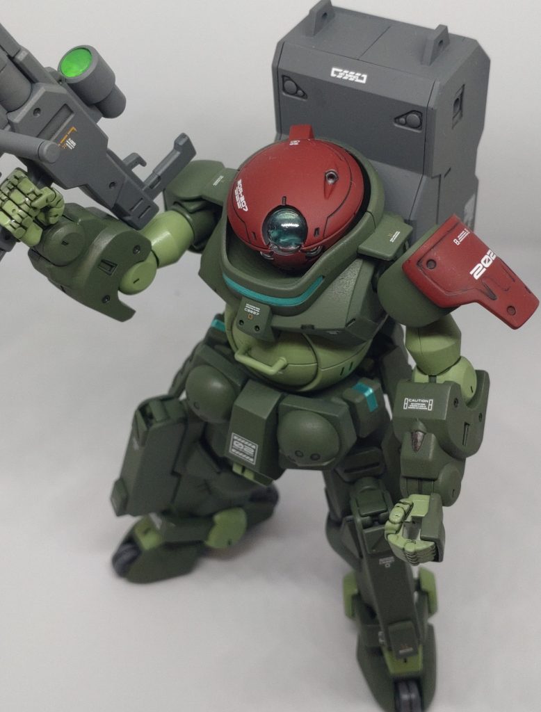 アサルトライフルのスコープはグリーンのＨアイズを入れました。