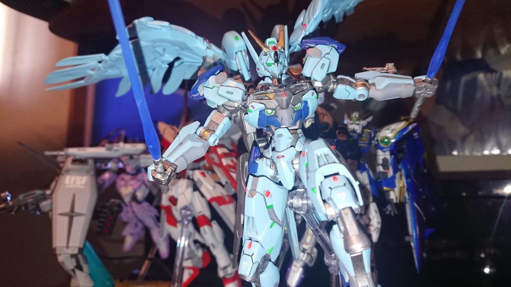 水星の魔女なのでなんとなく水色で塗装。