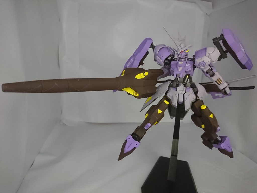 ランスの黄色い部分の塗り分けは、失敗してしまってますが、リカバリーする気にならなかったので、そのままズームしないでください。お願いいたします。