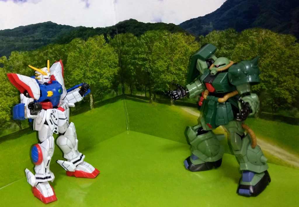 ドモン「出ろーっガンダーームっ!!」バーニィ「ええーーっ!?な、なんだ!このガンダムはっ!?」