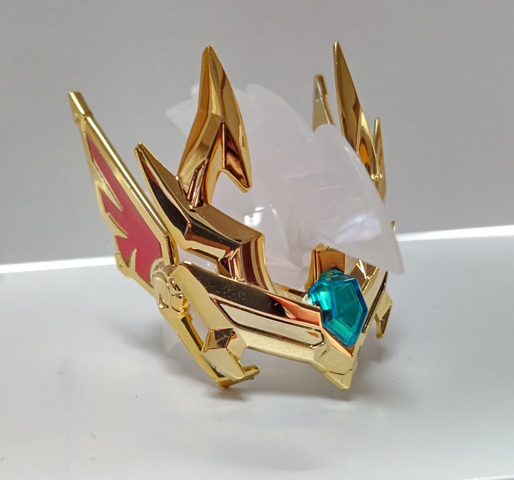 兜は猛虎装孫権の「赤壁の戦いセット」と「天玉鎧弩虎」のものをニコイチしました。