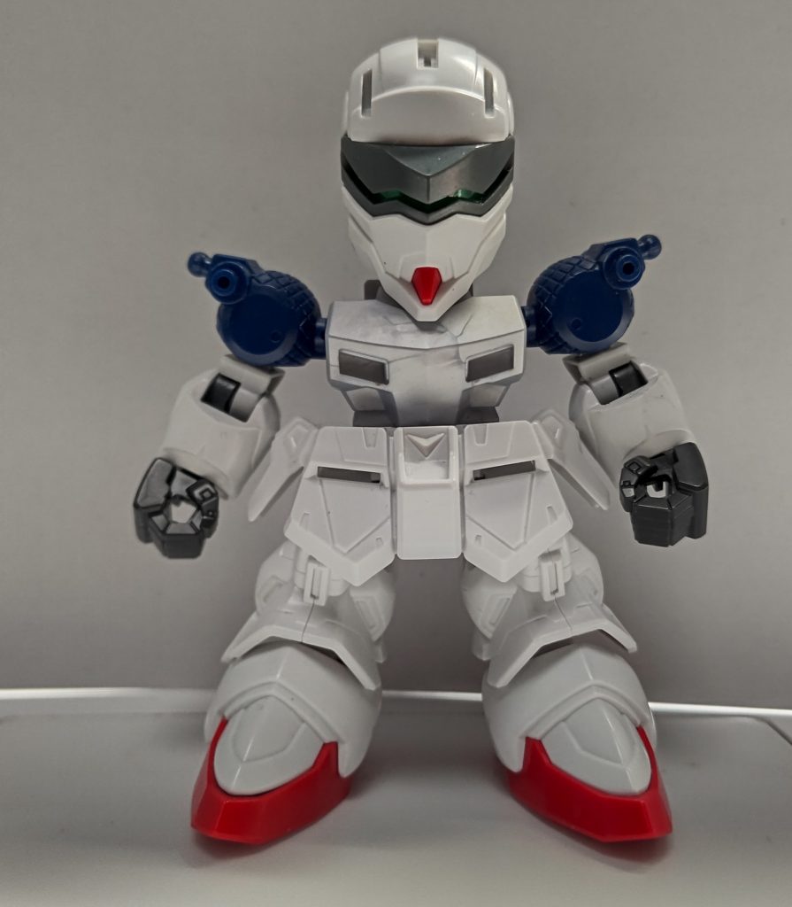 軽装態はこちら。上半身は騎士、下半身はニューガンダムを使用。レジェンドBBの騎士は素体に便利。