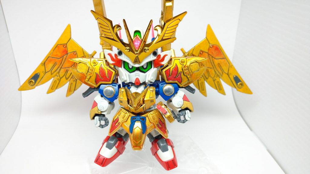 金色の羽衣、装備状態。帯の部分のみマッドバーニッシュでつや消し。