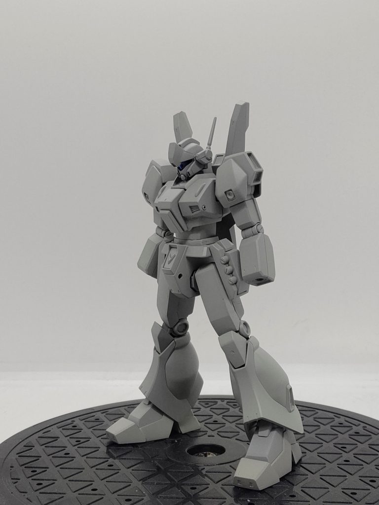 捨てサフ状態スリムで少し強そうになるよう微調整して作りました