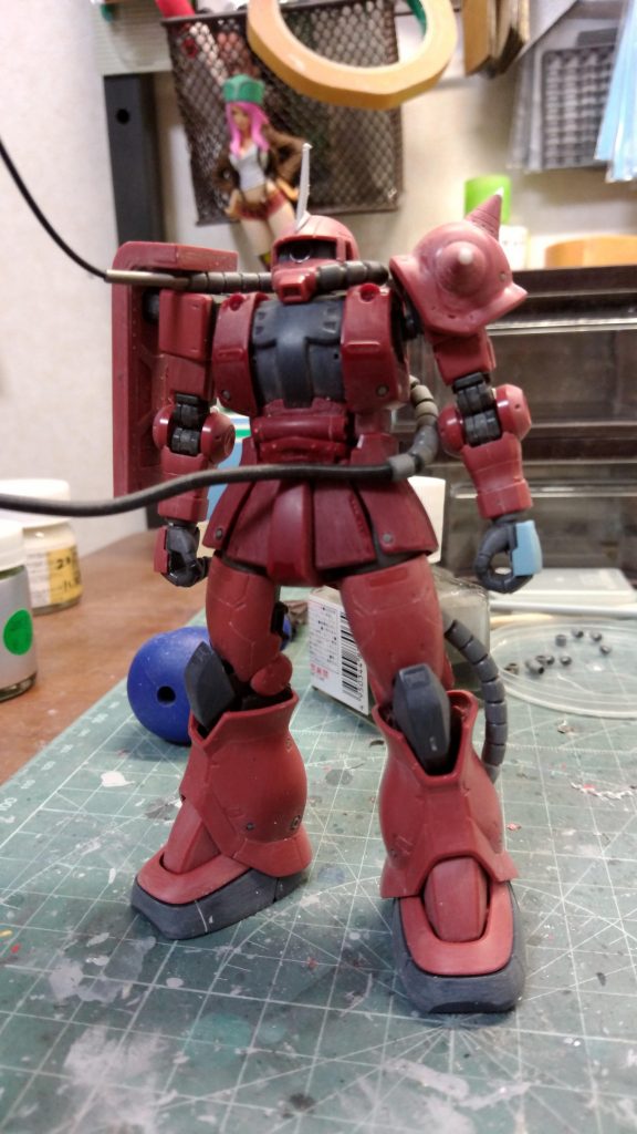 パイプをスプリングに通す作業！年末の掃除で飛んでいったパイプが多数発見されましたw