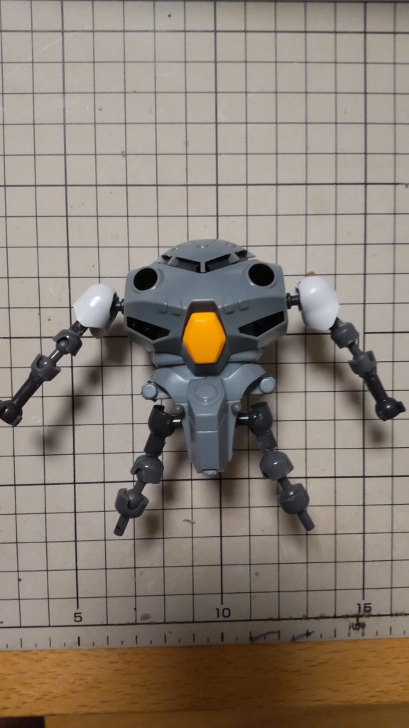 上腕と腿をボールジョイントへ加工