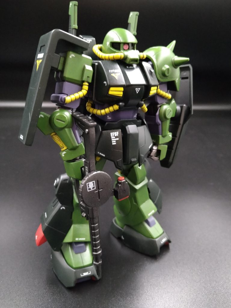 全塗装ですが赤はもう少し暗めでも良かったかな