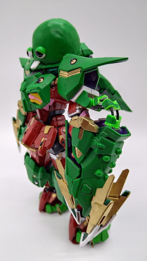 接近戦モード“ダイナソー”です。トレードマークは気だるげな目と、白く輝く歯です✨