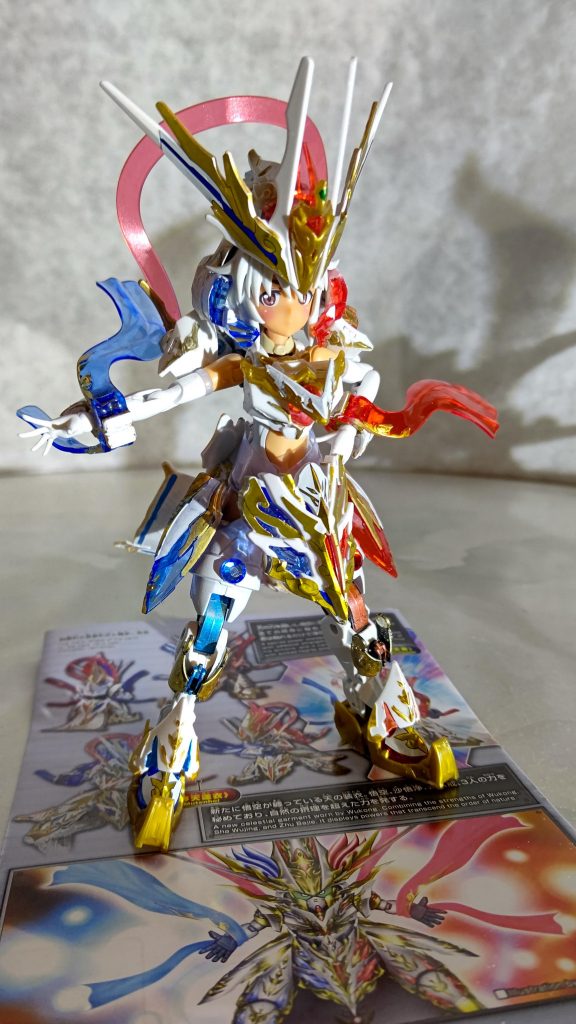 比較的にバラしやすかった悟空インパルスと元々可愛い30MSのお陰で、私程度の腕前でもこれくらいまで纏められました。