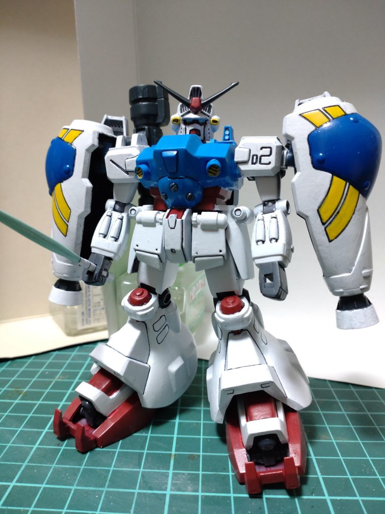 このキットのク○さは［もはや語るまい…］なので、ネットで評判を調べてみて下さい（笑）私も最初素組したときは［素晴らしい…見事なモビルスーツだ。］とはなりませんでした（笑）