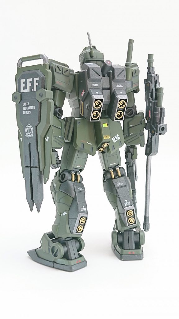 ジムストライカーは後ろ姿がお気に入りです。