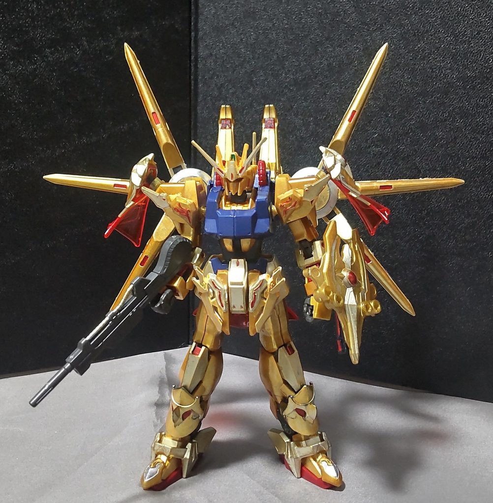 ○主な変更点は以下の通り・背部に追加システムを装着・専用の射撃武器追加・専用の一振りを追加・エフェクトパーツを増量