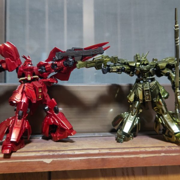 Gフレーム　サザビーRED&GOLD