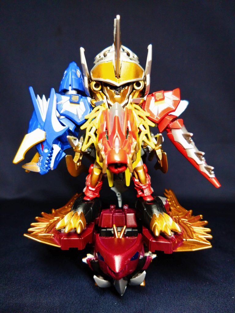 正面から見るとゲイラーが見えません。SDのサイズで仕方ないと言えば仕方ないのですが。