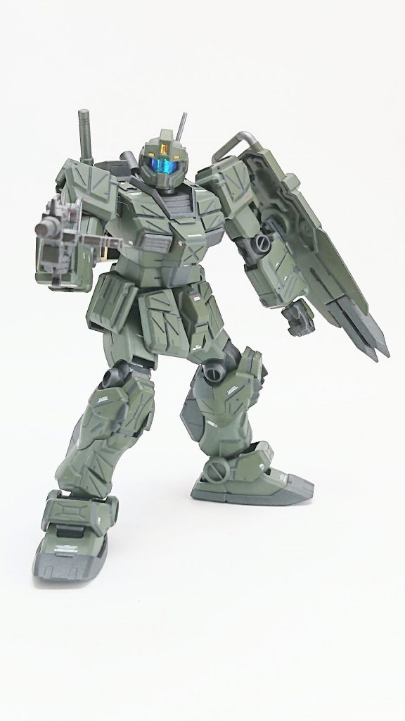 ジムスパルタンに似せた配色、渋くて良いんじゃないでしょうか🎵これなら接近中も視認され難いかと(笑)