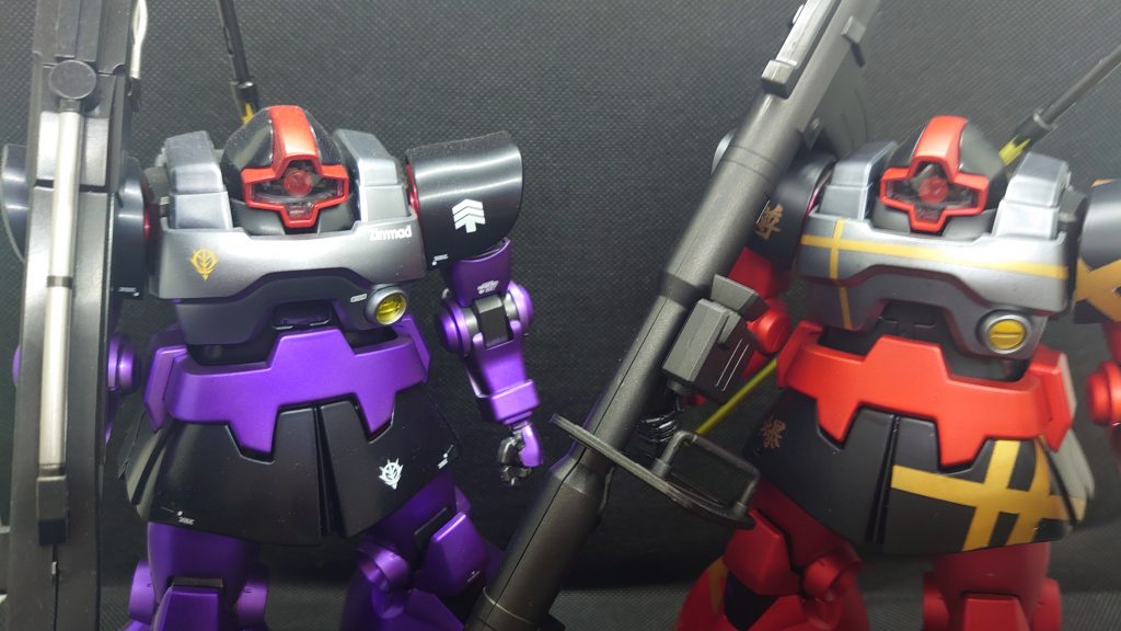 以前に作ったリックドムとツーショット。