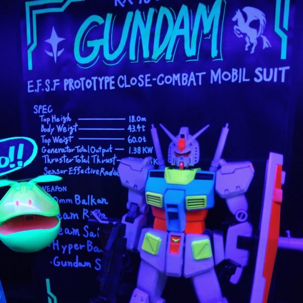ガンダム【ブラックライトディスプレイ】