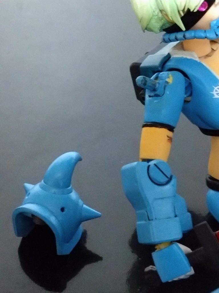 撮影時破損した箇所です。今度なおします。💦色々書きましたが再投稿なので嬉しさダウンです。😥皆さんに全部見ていただきたかったです。仕上げまだまだ荒い部分もありますが妄想実現できて満足してます。🙇レギュレーション対策でストーリーに紐付けしていないお腹出しの制作ストーリーもありますので興味のある方は是非ご覧下さい🙇