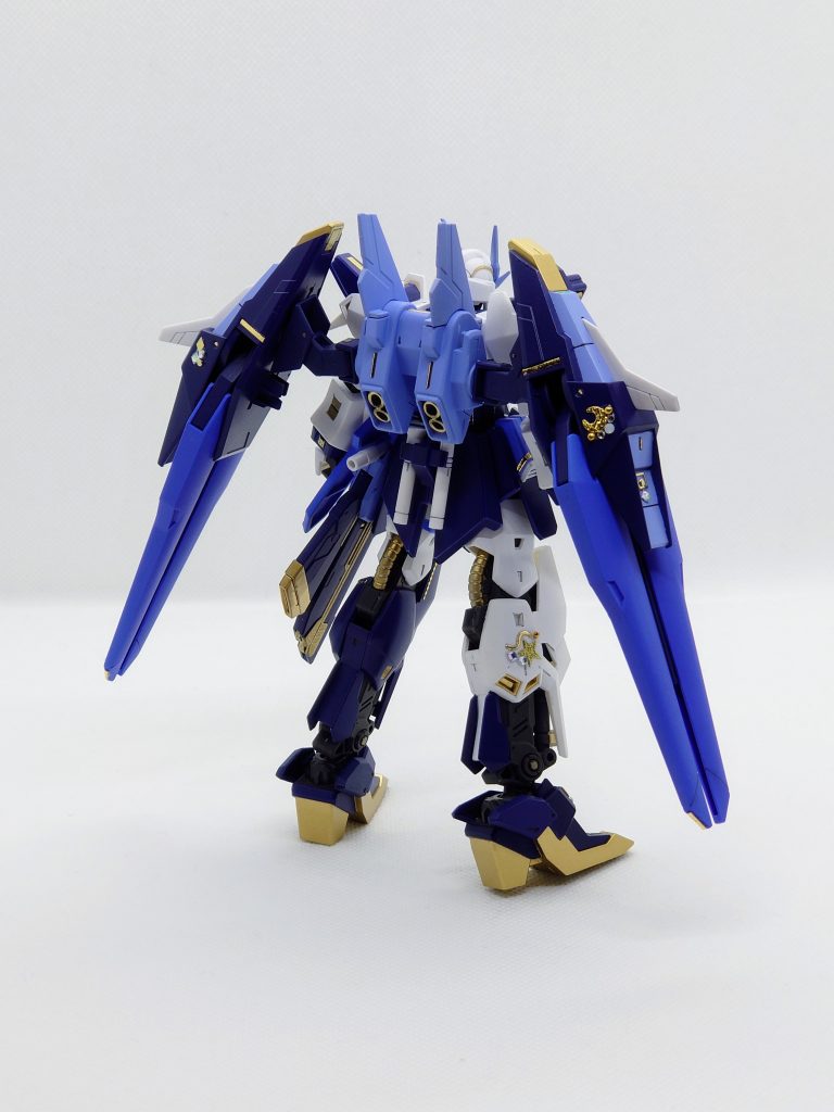 背面　バックパックは星型に変形出来るギャラクシーブースターと迷いましたが、まとまりが良かったのでこちらを採用。 