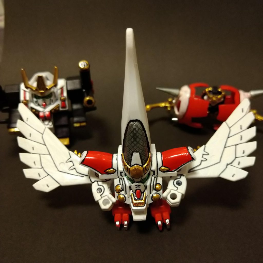 コイツラの名前言える方はかなりマニアです(笑)☆羅将天国途☆羅将愚嵐怒☆羅将宇折堕合身羅将風雲再起速度、知力、怪力がそろった重戦馬である。陸、海、空を自在に駆け回る!!!