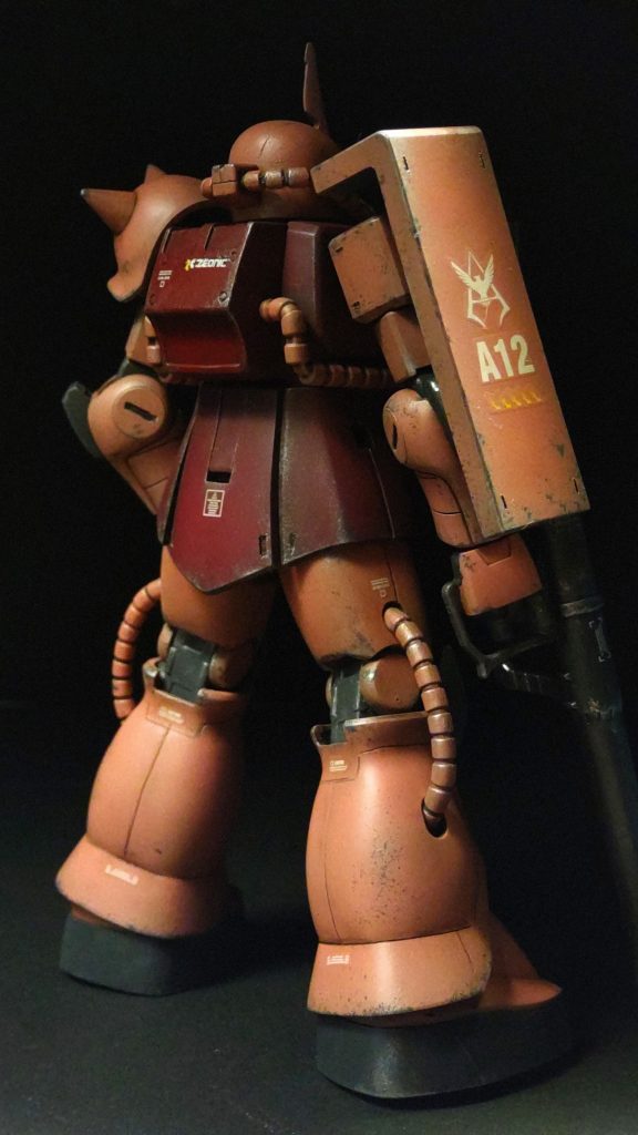 あとは全塗装して、スポンジチッピング＋ドライブラシしました。