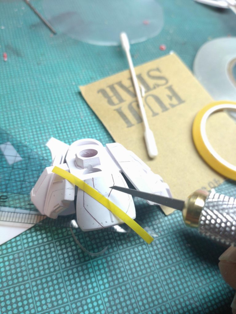 結局、マスキングテープのほうが使いやすかった…