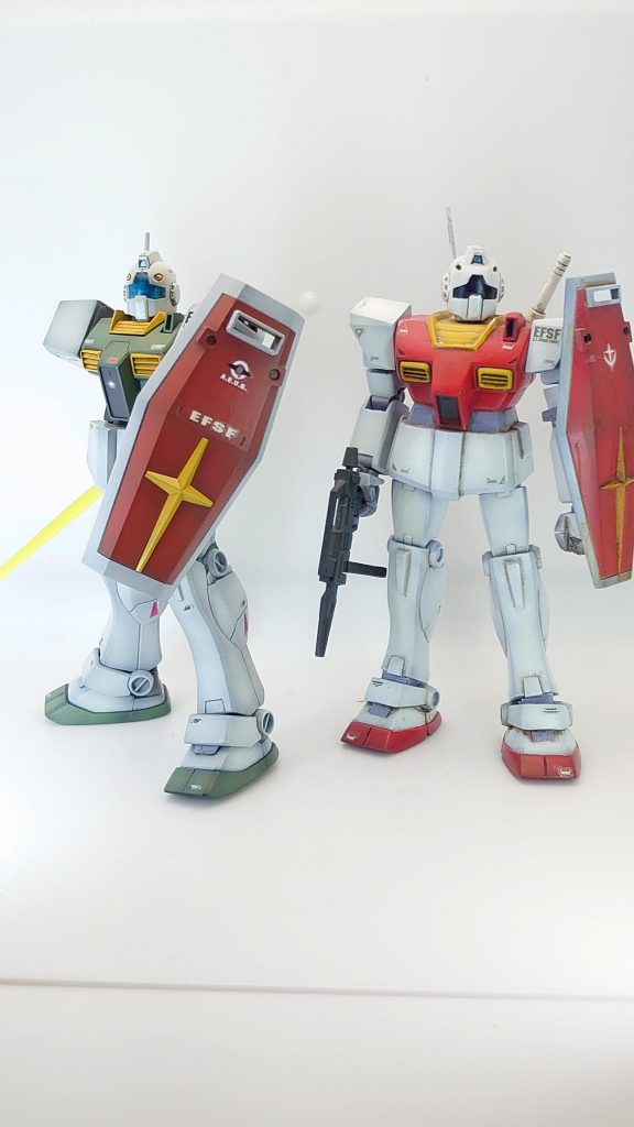 旧キットとツーショット