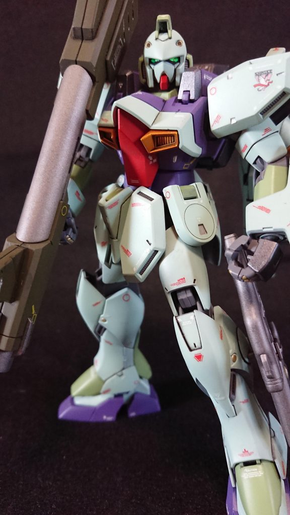 デカールは赤系をメインに貼ってます。