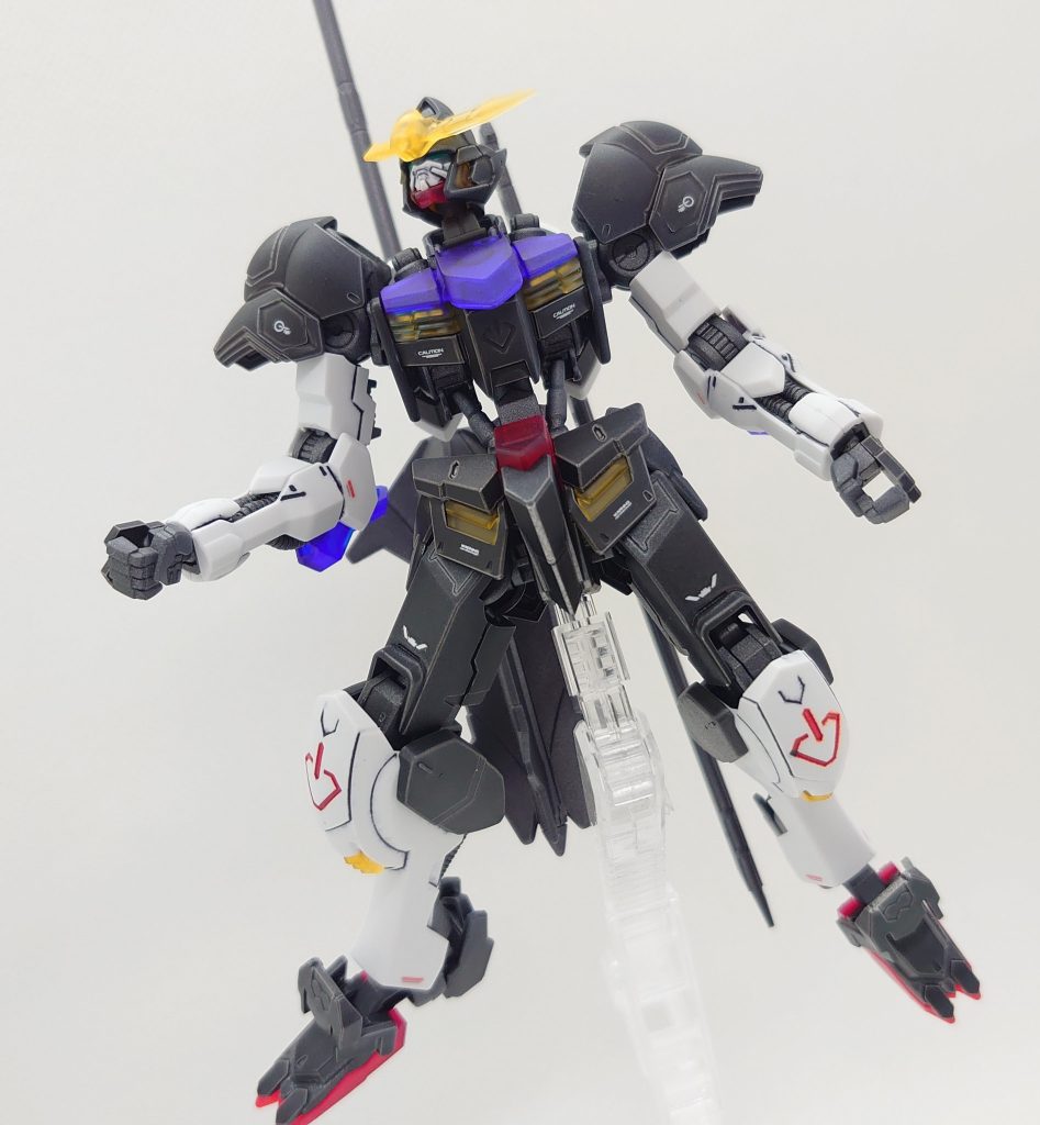 HGIBO ASW-G-08 ガンダムバルバトス 一番くじC賞 『ソリッドクリア&ブラック』–5枚目/制作者：早摘みレモン