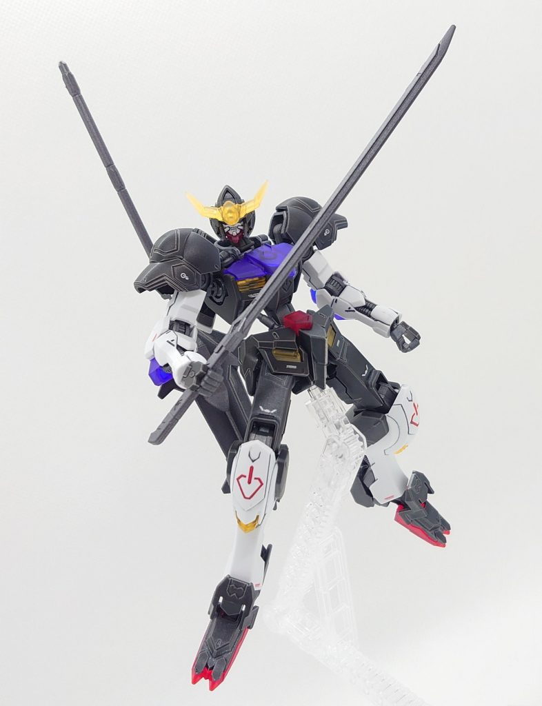 HGIBO ASW-G-08 ガンダムバルバトス 一番くじC賞 『ソリッドクリア&ブラック』–2枚目/制作者：早摘みレモン
