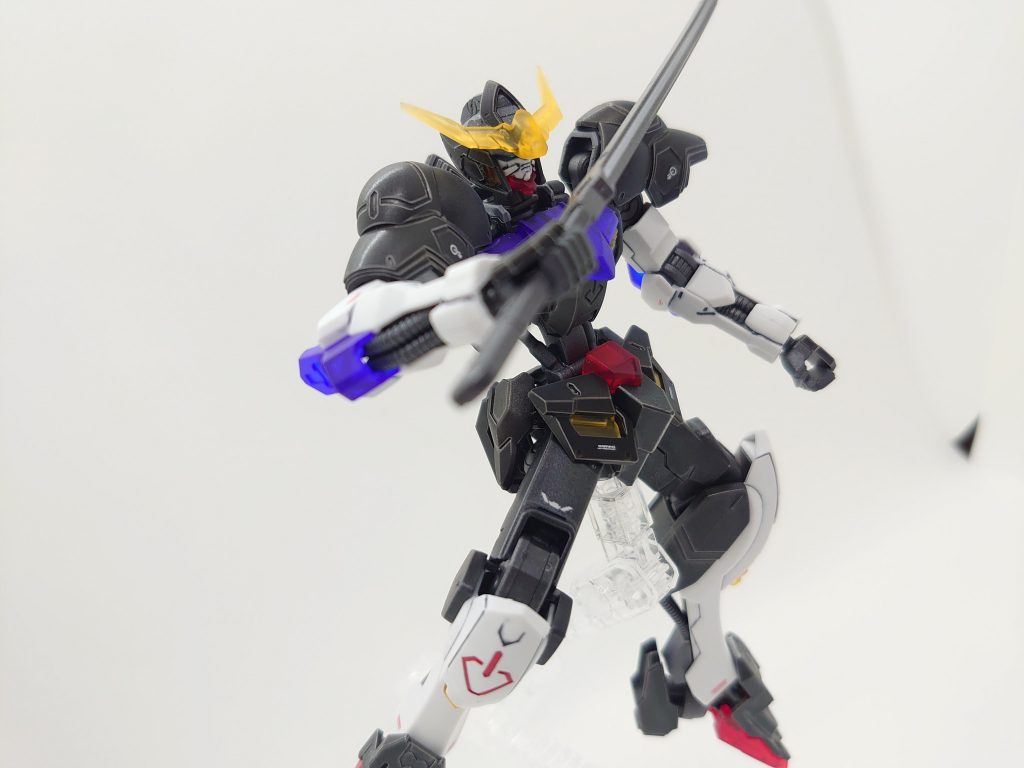 HGIBO ASW-G-08 ガンダムバルバトス 一番くじC賞 『ソリッドクリア&ブラック』–3枚目/制作者：早摘みレモン