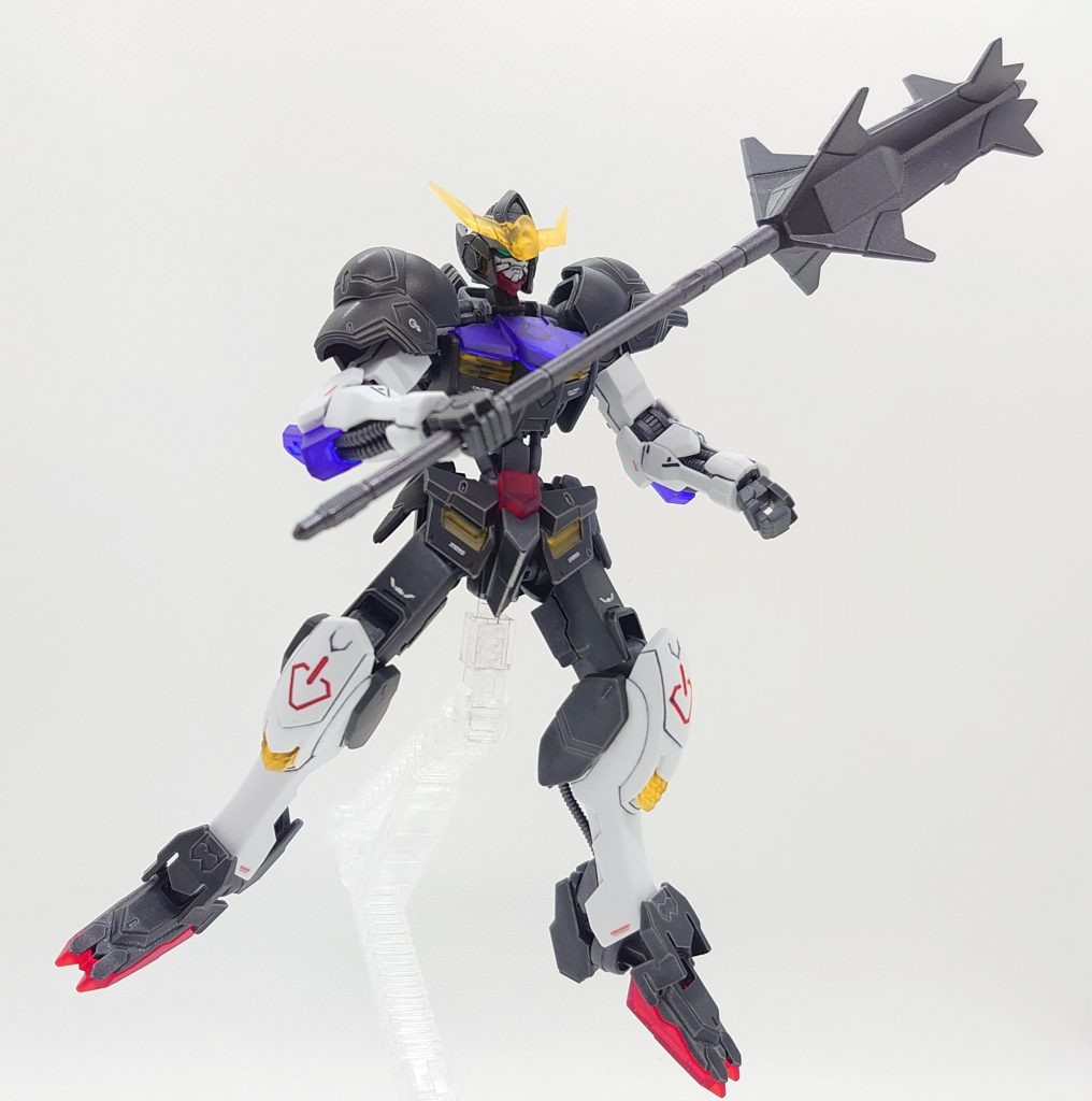 HGIBO ASW-G-08 ガンダムバルバトス 一番くじC賞 『ソリッドクリア&ブラック』–4枚目/制作者：早摘みレモン
