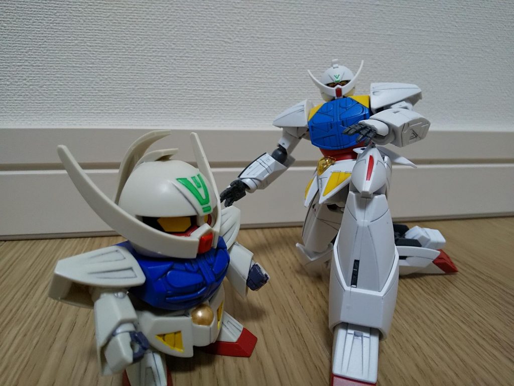 HGCCターンエーガンダムと共に。