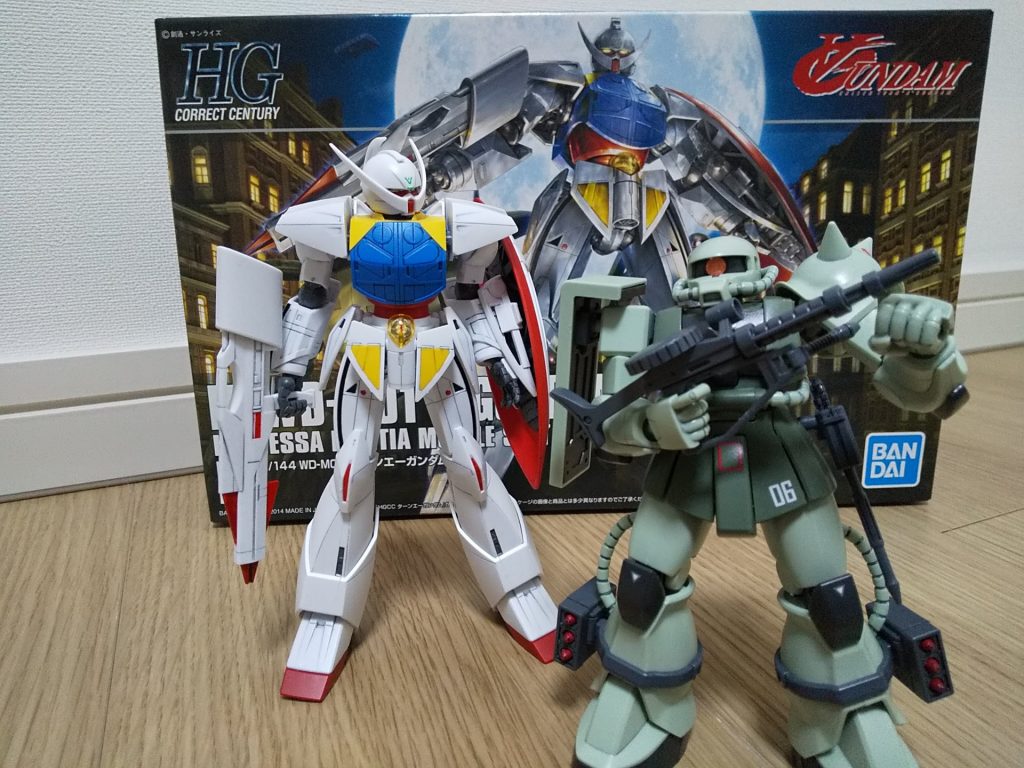 ∀ガンダムと共に。ボルジャーノン的な。