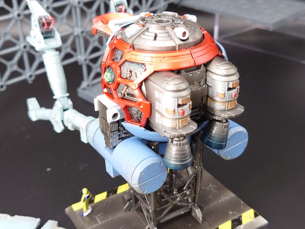 内部フレームも一生懸命塗り分けしました!