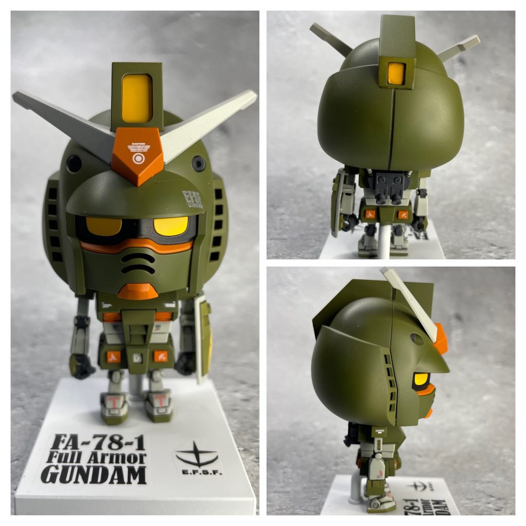 FA-78-1 フルアーマーガンダムメカニックデザイン企画『MSV』で簡易増加装甲、追加武器、補助推進装置を装備させたガンダム