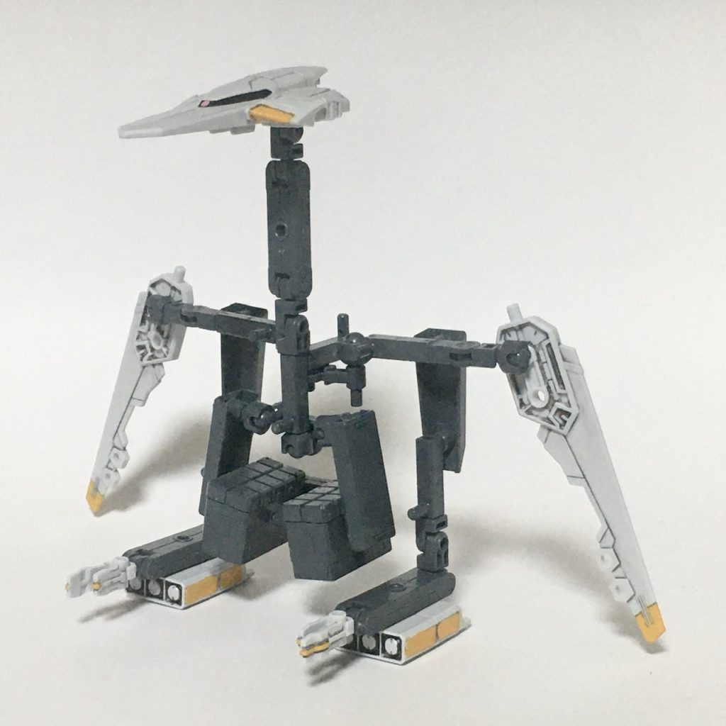 ガーディアンジャケットの着陸状態、正面。