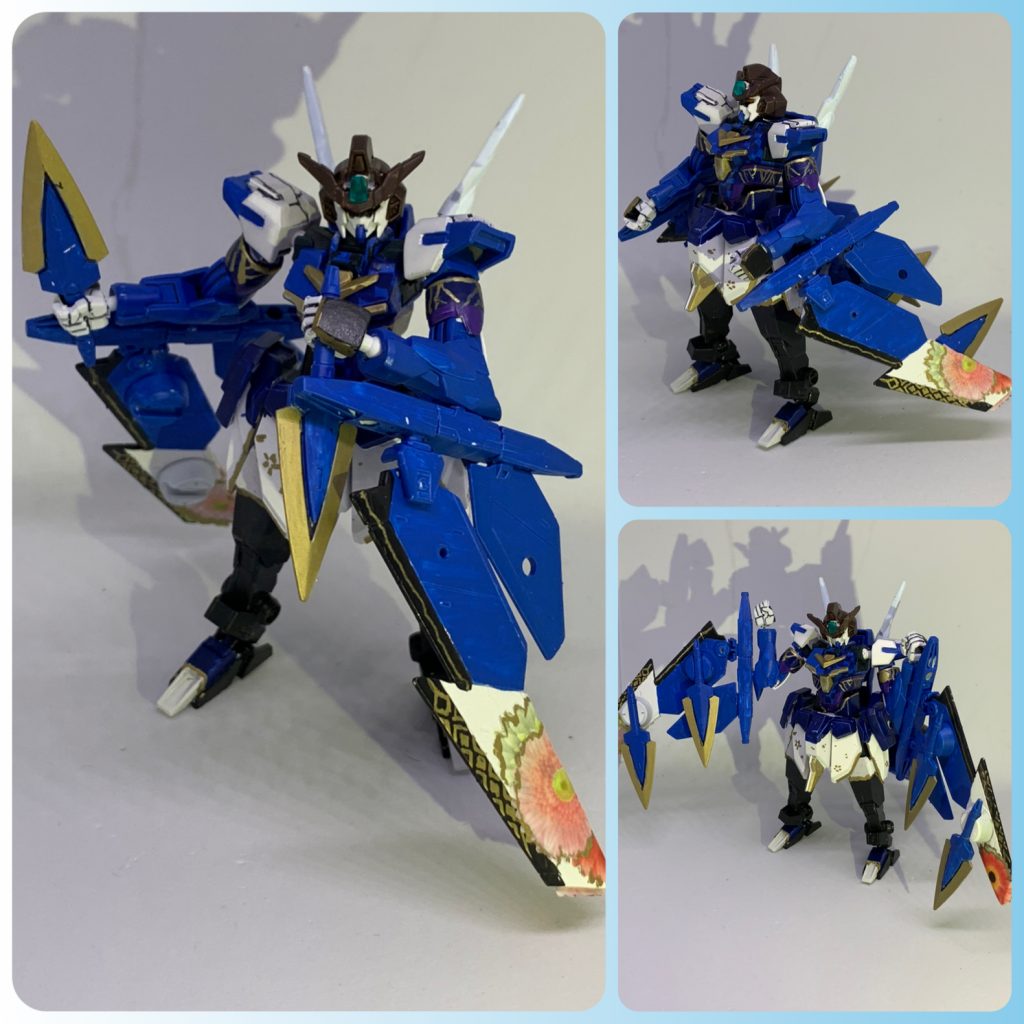 振袖内側にはビルダーズパーツソードに付属するダガーを仕込めるようにしてあります。ここだけ侍というより忍者っぽい。