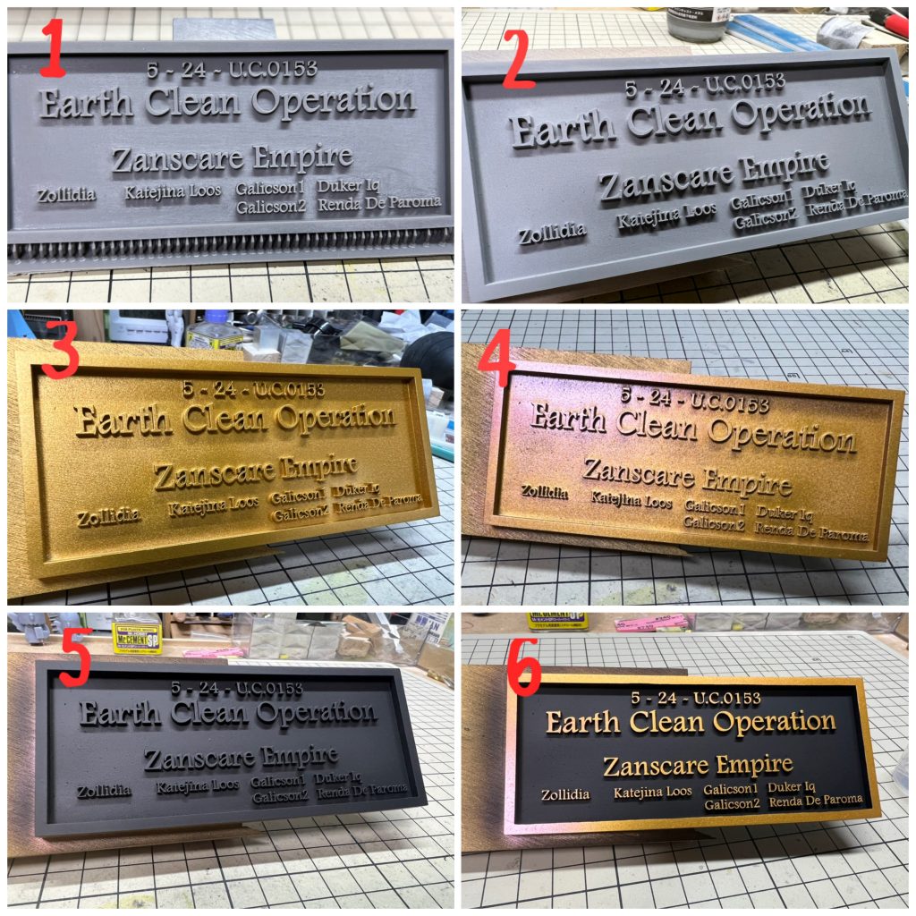 銘板もこだわりの一つですね