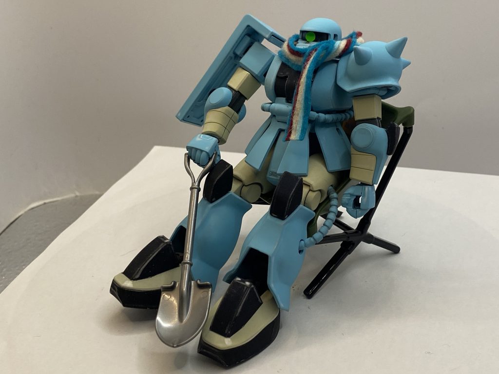 キャンプチェアーでちょっと休憩