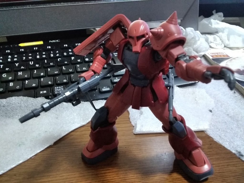 素組だと、こんな感じであったりする。これから、こいつを塗るという感じの懐かしい思い出。