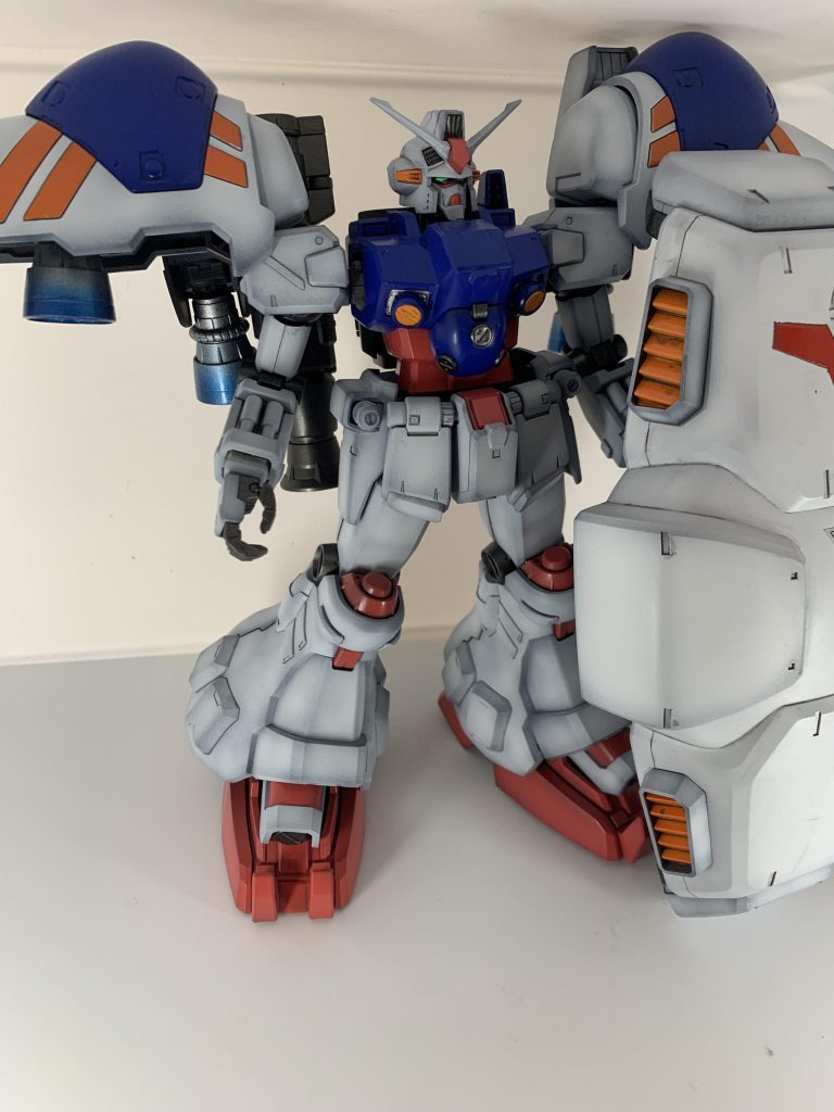 肩のマスキングを何度も失敗して苦労しました