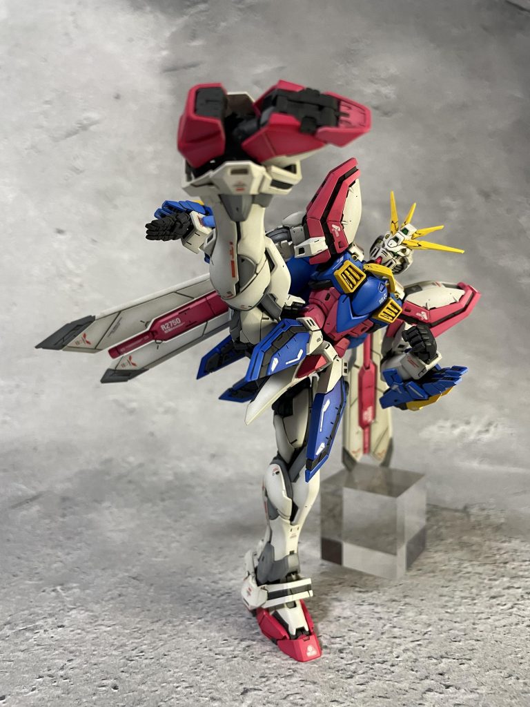 RG　ゴッドガンダム グラデーション塗装–3枚目/制作者：モリラボ