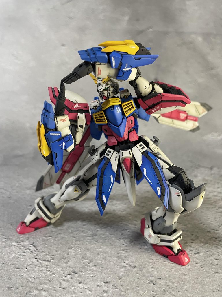 RG　ゴッドガンダム グラデーション塗装–4枚目/制作者：モリラボ