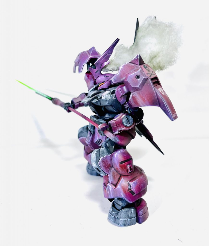 HGTWFM 1/144 機動戦士ガンダム 水星の魔女 ディランザ グエル専用機 アニメ塗り塗装済み完成品–3枚目/制作者：H4co Y