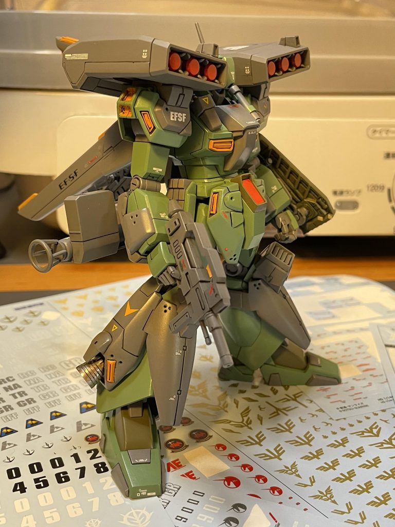 艶消し寸前 つまり墨入れ直後