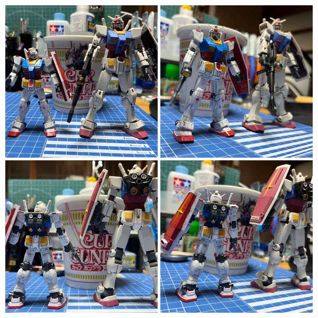 ビヨグロパイセン…いや違うパイセンは小さい方だwとにかく比較…可動はこれ以上動きましぇんwただモールド量は小さい方がすごいので、特にバックショットの迫力は負けてないぞw