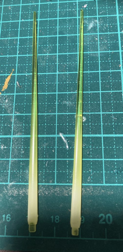 ビームサーベルのグラデーションは初挑戦