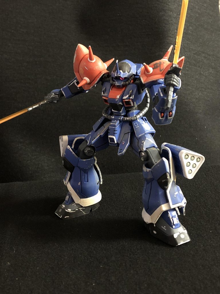 ウェザリングしたのにあんまり目立たない(´・ω・｀)